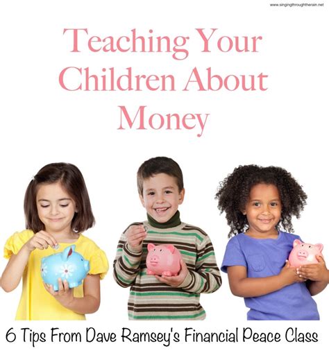 Teaching Your Children About Money Singing Through The Rain