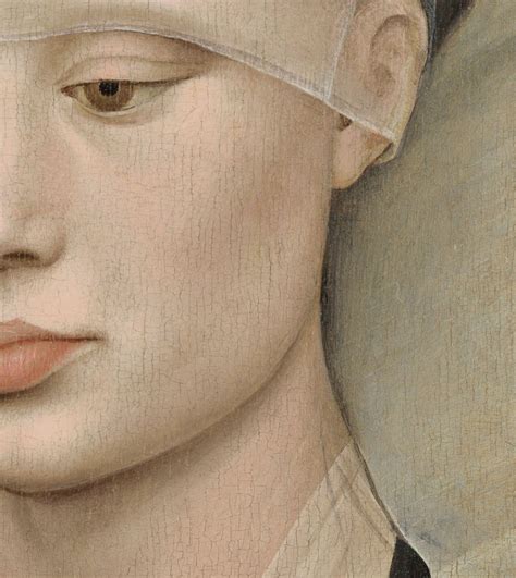 The Master Pieces Rogier Van Der Weyden Portrait Of A Lady Detail