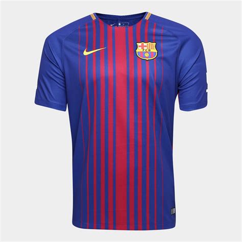 Camisa Barcelona Home 1718 Snº Torcedor Nike Masculina Em Promoção No