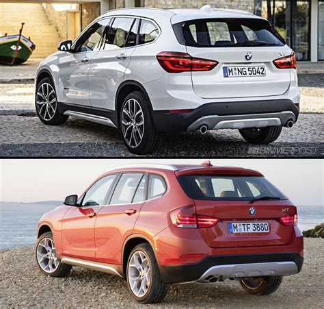 The first slide shows the new f23 x3 size compared to the outgoing e83 x3 and the second slide compares the sizes of the x3 to the x1 and x5. Visual comparison of new BMW X1 (F48) vs outgoing X1 (E84)