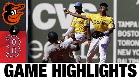 Orioles Vs Red Sox Game Highlights 91921 Mlb Highlights Youtube