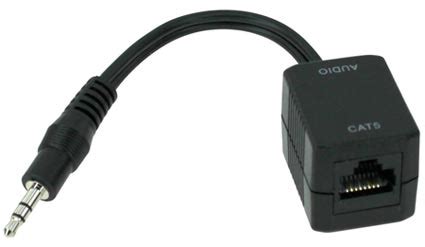 I'd go to monoprice and buy speaker cable. Stereo Audio Extender CAT5 Analog Balun 3.5mm RJ45 Remote ...