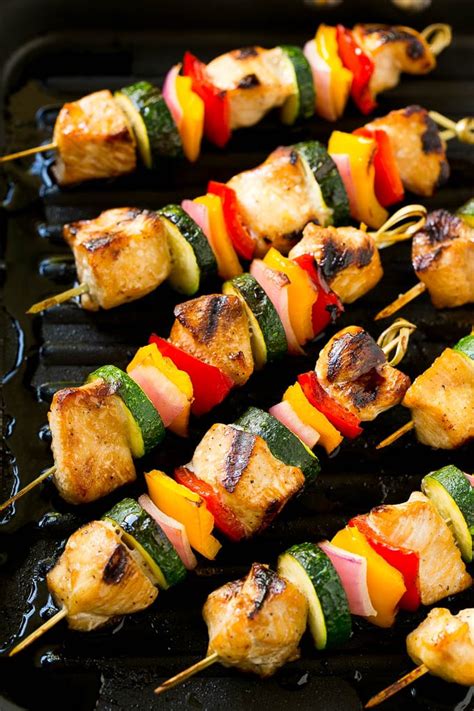 Grilled Chicken Kabobs Dinner At The Zoo