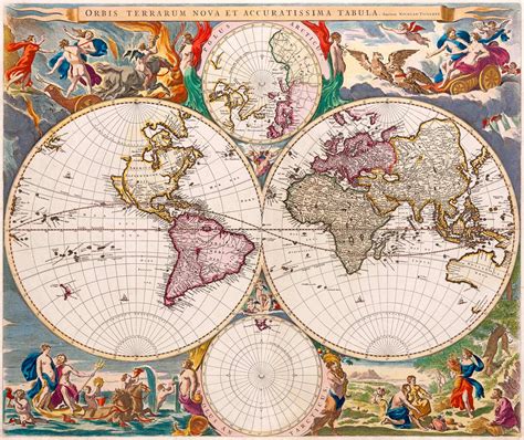 New And Very Accurate Map Of The World Large Map Vivid Imagery 12
