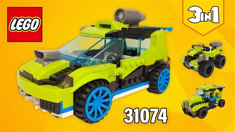 Lego® Creator 3in1 Rocket Rally Car 31074 Jet Truck And Quad Bike