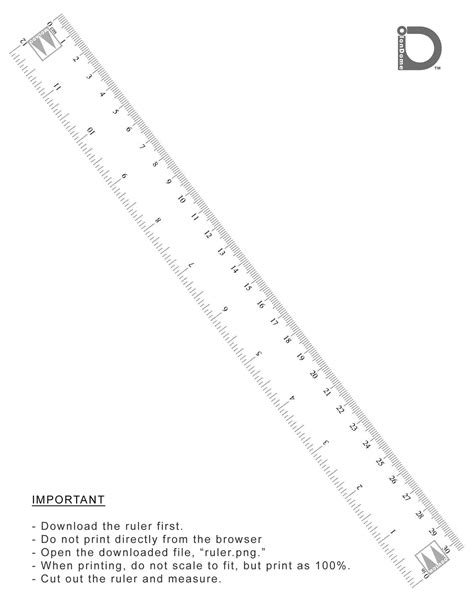 Free Printable Ruler With Eighths Printable Ruler Actual Size
