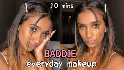 Baddie 10 Minutes Natural Makeup Routine Easy And Natural Youtube