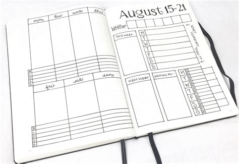 Bullet Journal Printable Calendar Templates Example Calendar Printable