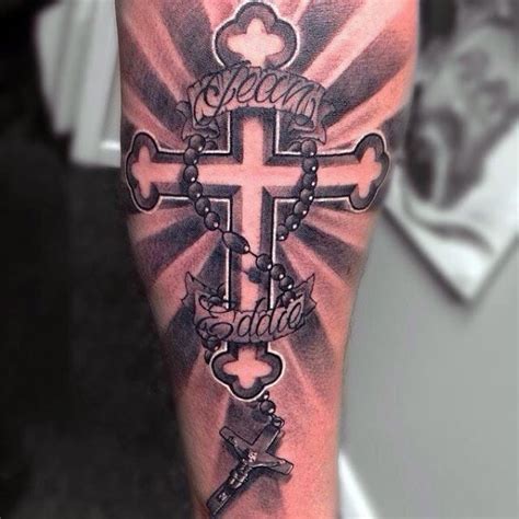 The heart and a rose; 75 Brilliant Rosary Tattoo Ideas and Their Meanings - Wild ...