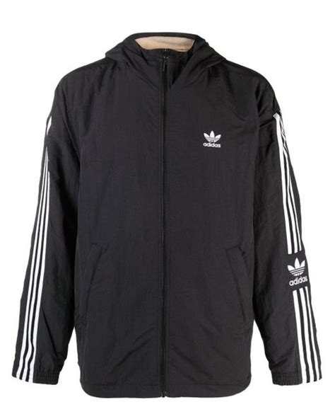 Adidas Zip Up Hooded Recycled Jacket In Black For Men Lyst