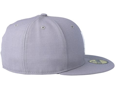 Los Angeles Dodgers 59fifty Basic Grey Fitted New Era Cap Hatstorech