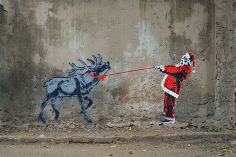 I Wish You A Merry Christmas Graffiti And Street Art Street Art