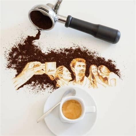 Italian Artist Giulia Bernardelli Turned Spilled Coffee Into Art Pictolic