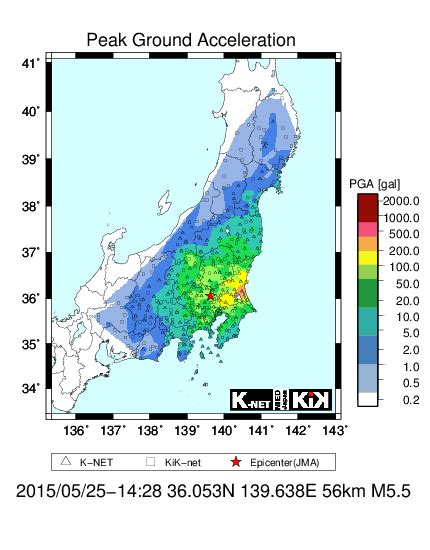 埼玉 県 地震 |😄 埼玉県南部の震度3以上の観測回数