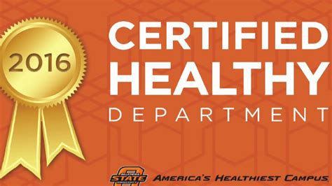 Certified Healthy Departments Youtube