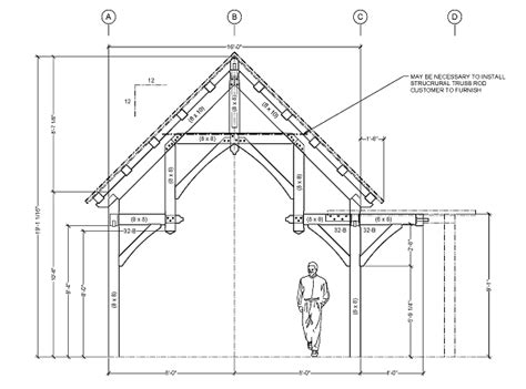 Timber Frame Plan By 8x10x12x14x16x18x20x22x24 How To