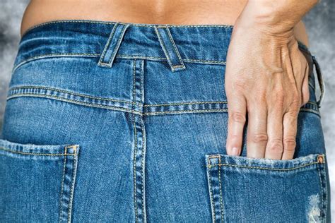 Woman With Jeans Topless Stock Photo Image Of Beautiful 44306690