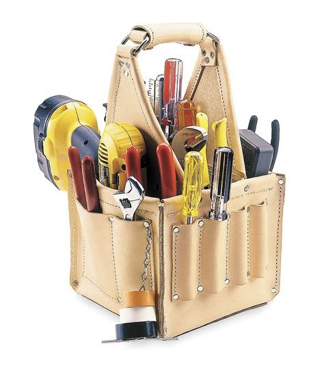 Clc Leather General Purpose Tool Tote Number Of Pockets 17 8 12 In