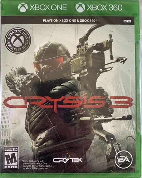 Crysis 3 Used Sealed Microsoft Xbox One Xbox 360 Backwards