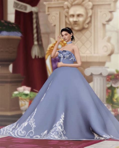 Sims 4 Royal Gown