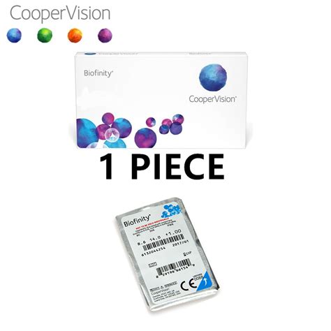 Piece Cooper Vision Biofinity Monthly Silicone Hydrogel Contact