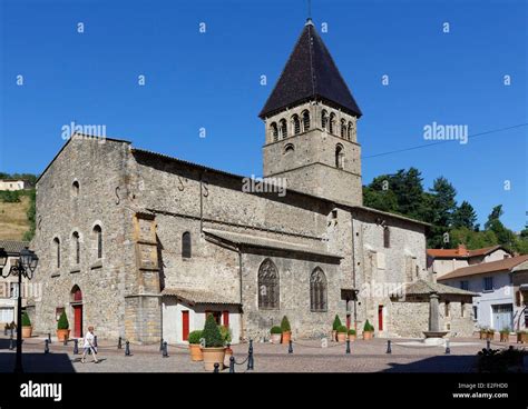 France Rhone Saint Nicolas Church Beaujeu Village Ancient Capital