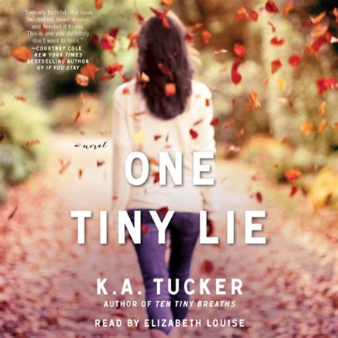 Amazon Com One Tiny Lie A Novel Audible Audio Edition K A Tucker
