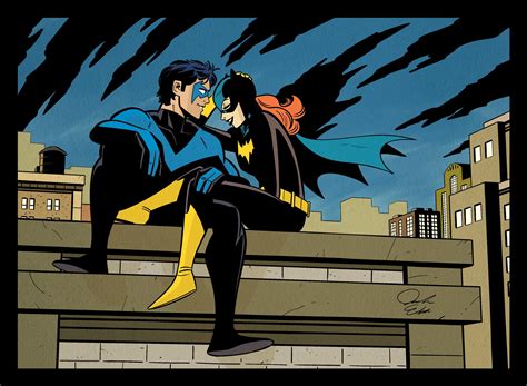Chibi Batgirl And Nightwing