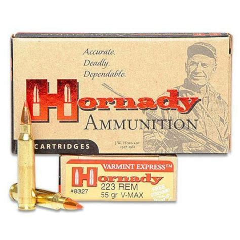 Bullseye North Hornady Varmint Express Ammo 223 Remington 55gr V Max