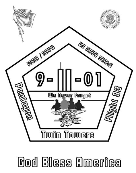 11th September World Trade Center Coloring Pages - Coloring Pages