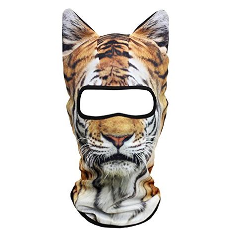 Jiusy 3d Animal Ears Balaclava Breathable Cover Hood Face Mask Sun