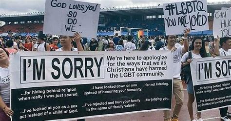 Filipino Christians Apologize To The Lgbt Community During The
