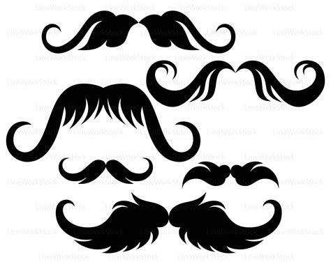 Mustache Silhouette Clipart Free Download On Clipartmag