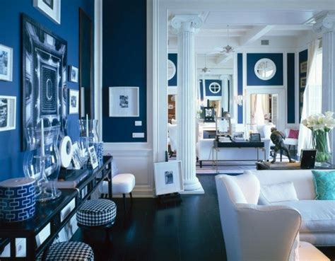 6 Traditional White And Blue Interior Design Ideas Red Decor Blue Home