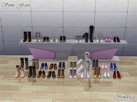 Simsfanscreations Sims 4 Shoe Rack Sims Sims 4
