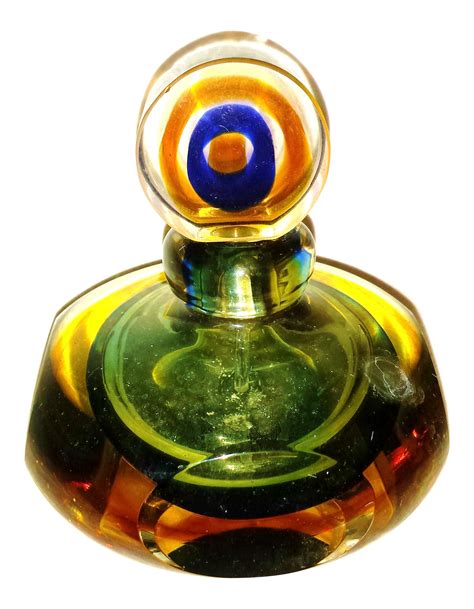 Vintage Art Glass Perfume Bottle Chairish