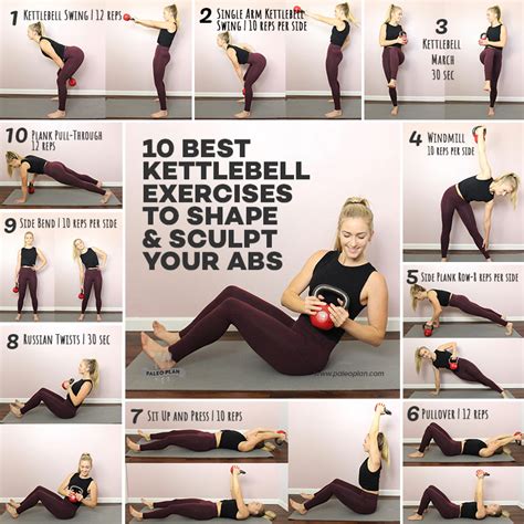 10 Best Kettlebell Exercises For Strong And Sculpted Abs Fitness