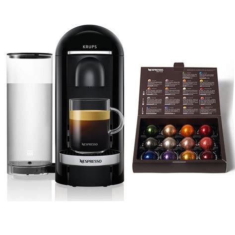 Krups XN900840 VertuoPlus Nespresso Coffee Machine With Coffee Pods