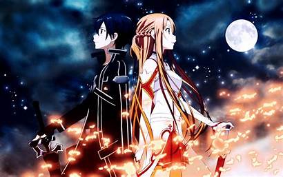 Kirito Asuna Sword Moonlight Anime Wallpapers Moddb
