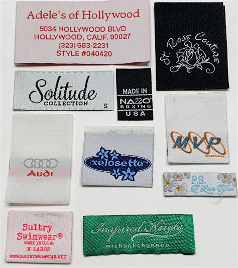 Woven Damask Labels Production Order 3a Thread And Supply Co