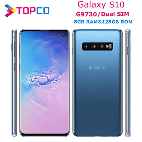 Samsung Galaxy S10 G9730 128gb Dual Sim Original Unlocked Mobile Phone