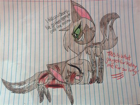 Brokenpromise Against Her Bad Side Self Warrior Cat Drawings Warrior