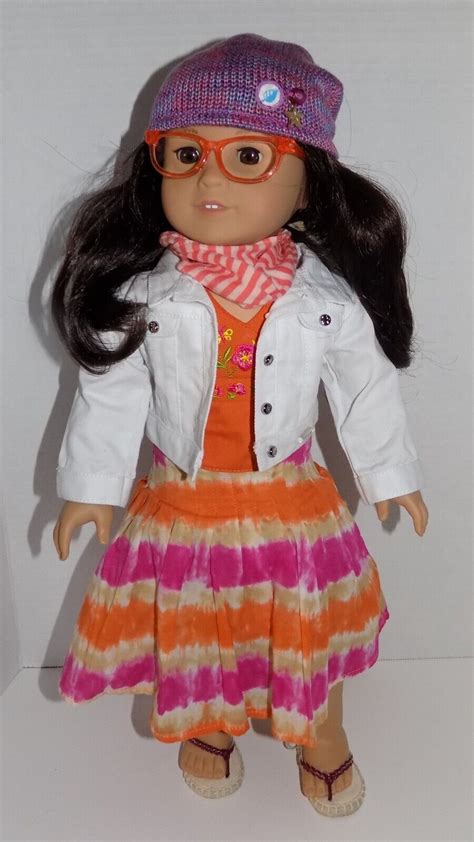 Retired GOTY American Girl Doll Jess 18 Girl Of The Year W Meet Outfit