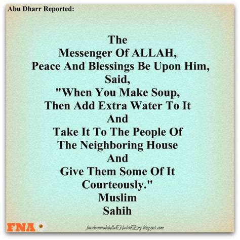 Show Kindness To Neighbours Hadith In English The Messenger Blessed