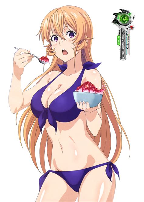 Shokugeki No Soma Nakiri Erina Mega Sweet Bikini Render Ors Anime