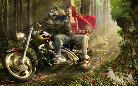Little red riding hood quotes. Naughty little Red Riding Hood - Wallpaper - Funny - Faxo