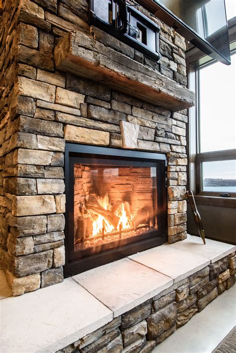 Rustic Stone Fireplaces Aspects Of Home Business