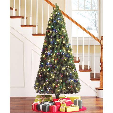 Holiday Time Pre Lit 65 Led Color Changing Artificial Christmas Tree