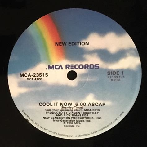 New Edition Cool It Now 1984 Vinyl Discogs