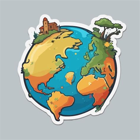 Premium Vector Earth Day Cartoon Vector